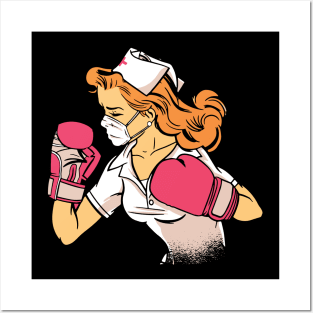 NURSE BOXER Posters and Art